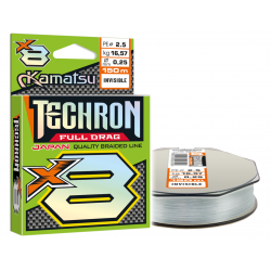 PLECIONKA TECHRON FULL DRAG X8 INVISIBLE 0,04/0.2#/150 KAMATSU